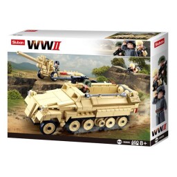 Sluban WWII Německý polopásový tahač - Half Track